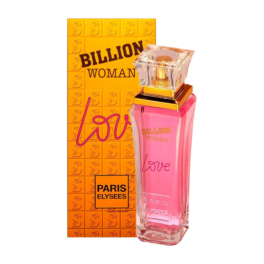 Encontraproduto.com.br - Perfume Billion Love Paris Elysees Feminino Eau De Toilette 100ml