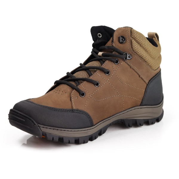 Botina Gogowear Coturno de Amarrar Hybrid em Nobuck Cravo