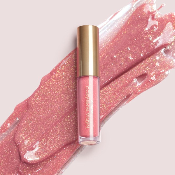 Encontraproduto.com.br - Kit Paleta de Sombras To Go Basic + Brilho Labial Obsession Nádia Tambasco By Océane (2 Produtos)
