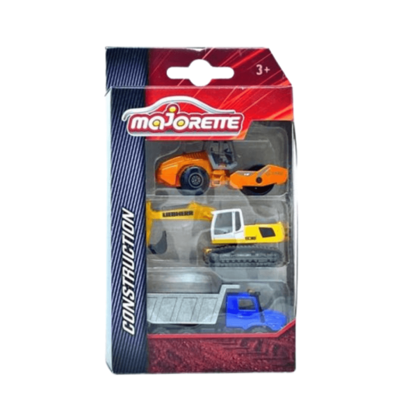 Encontraproduto.com.br - Pack 2 Miniatura Com 3 Peças Construção 1/64 M2 - Majorette