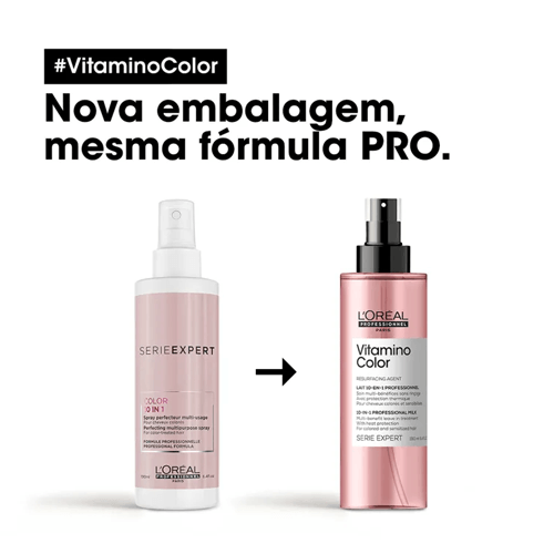 Encontraproduto.com.br - Leave-in Loréal Serie Expert Color 10 Em 1 190ml