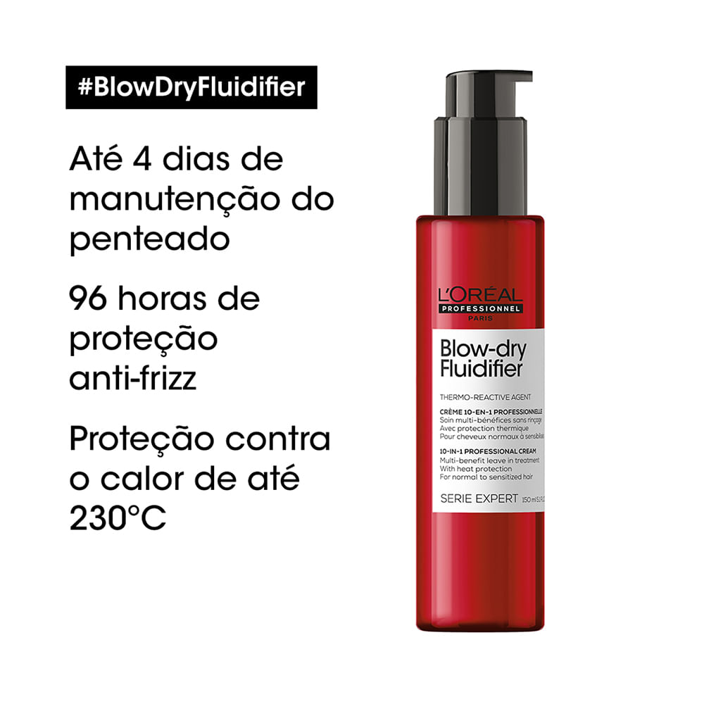 Encontraproduto.com.br - LOréal Professionnel Serie Expert Blow Dry Fluidifier - Leave-In 150ml