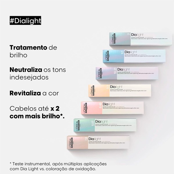 Encontraproduto.com.br - LOréal Professionnel Dialight 8.43 - Tonalizante 50ml
