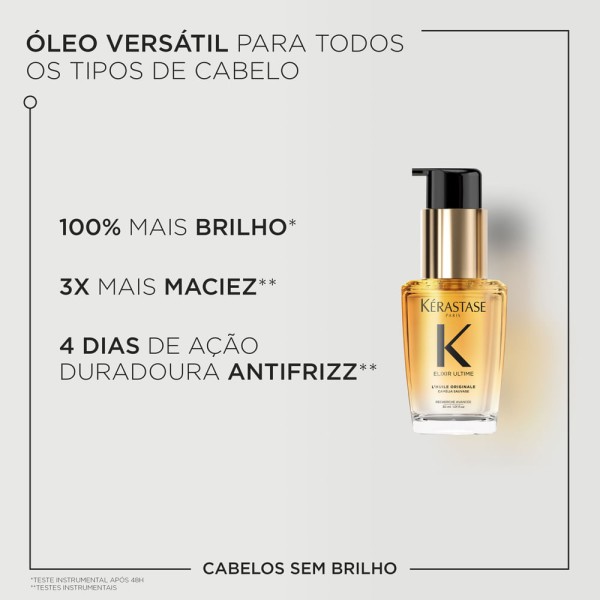 Encontraproduto.com.br - Cabelos Kerastase Elixir Ultimate Oleo 30 Ml