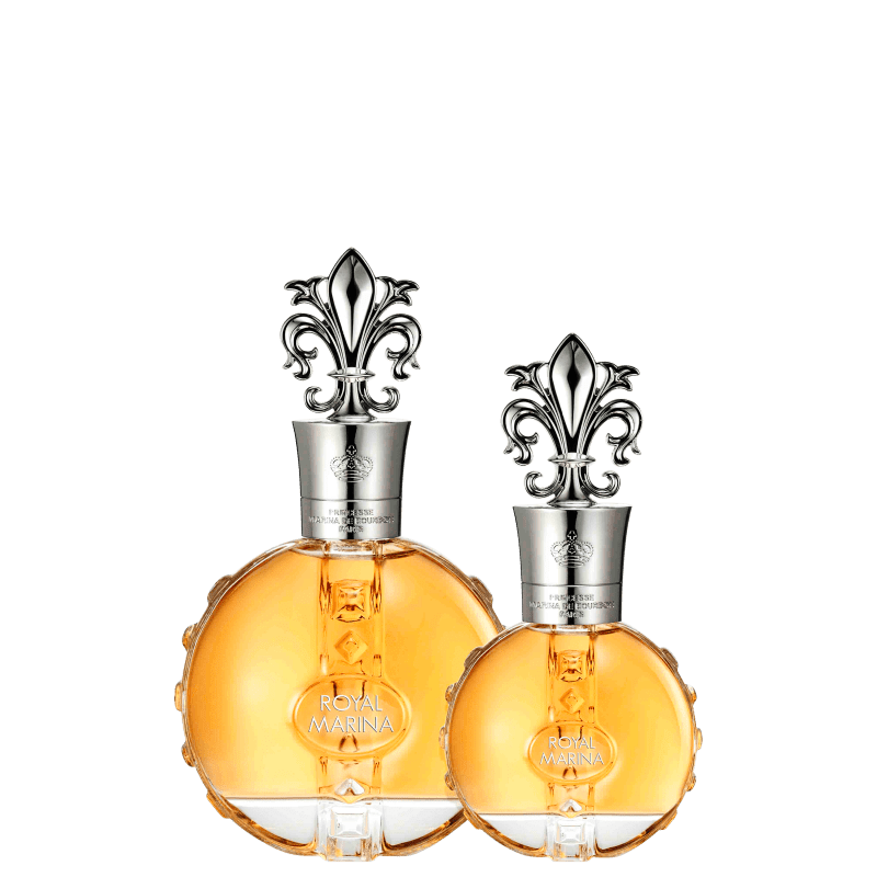 Encontraproduto.com.br - Kit Coffret Royal Marina Diamond Marina de Bourbon  Perfume Feminino Eau de Parfum  + Eau de Parfum