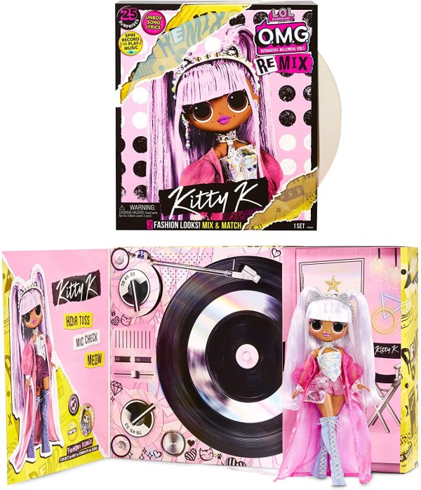 Encontraproduto.com.br - Boneca LOL Surprise OMG Remix Kitty K Fashion com 25 surpresas
