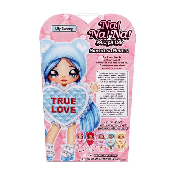 Encontraproduto.com.br - Boneca - Corações Mais Doces - Lily Sarang - Azul - MCassab
