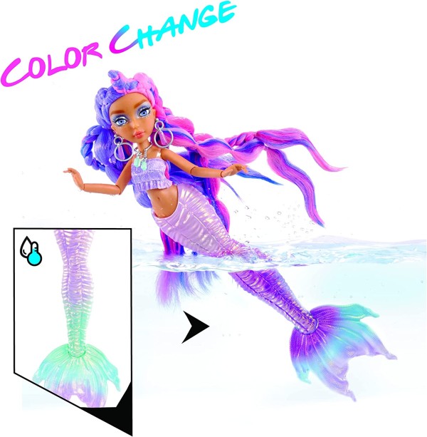 Encontraproduto.com.br - Boneca Kishiko Mermaze Mermaidz Core 581352 - MGA 581352