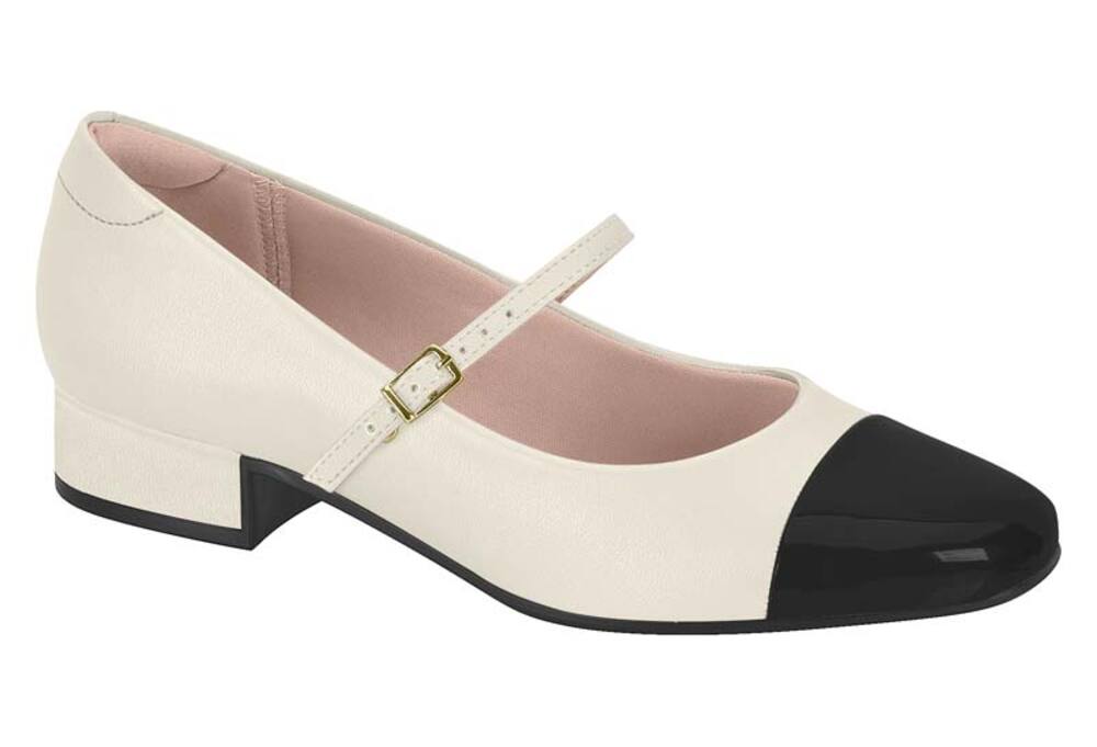 Sapato Moleca Scarpin Branco