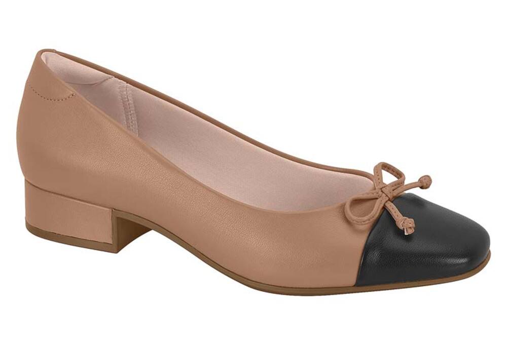 Sapato Moleca Mocassim Bege