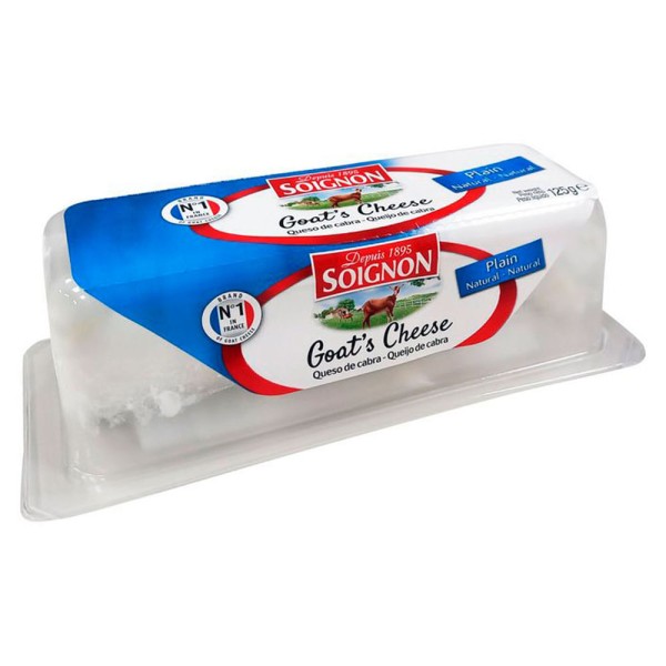Queijo de Cabra Soignon Goats Cheese Natural Barra 125g