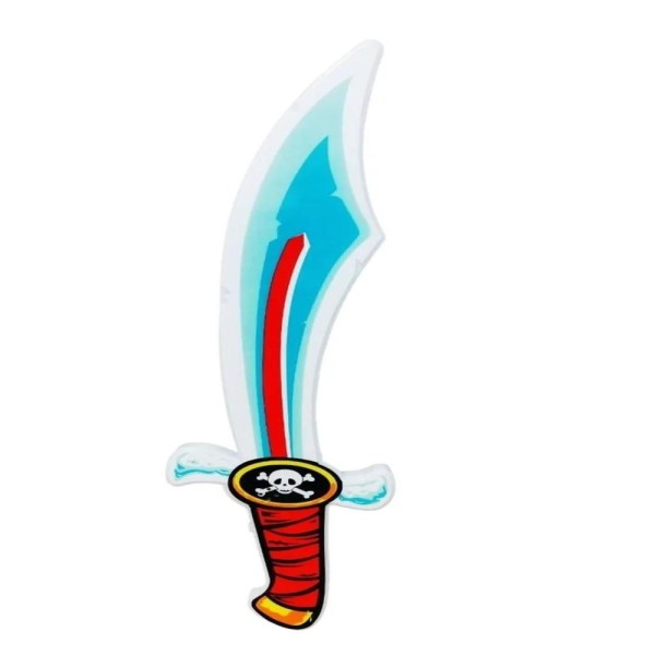 Encontraproduto.com.br - ESPADA INFANTIL COM SOM E LUZ DE LED BRINQUEDO PIRATA DO NAVIO LUTA LUTINHA AVENTURA MENINOS