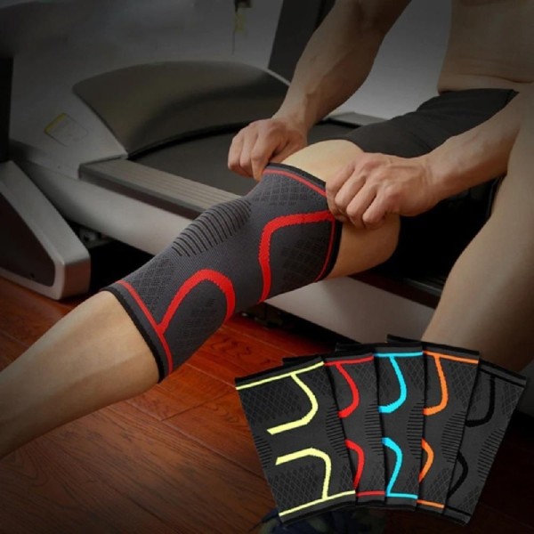 Encontraproduto.com.br - KIT JOELHEIRA 4 UNIDADES TENSOR ARTICULADO AJUSTAVEL NEOPRENE CROSSFIT CORRIDA TREINO CAMINHADA