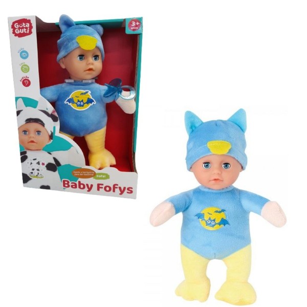 Encontraproduto.com.br - BONECA DE PELUCIA RISADINHA COM CHUPETA E SOM FILHA BABY MACIA BEBE CRIANÇA