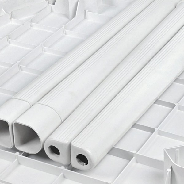 Encontraproduto.com.br - MESA QUADRADA DESMONTAVEL PARA AREA DE LAZER PRAIA BAR E PISCINA 90CM BRANCA PLASTICA ARQPLAST