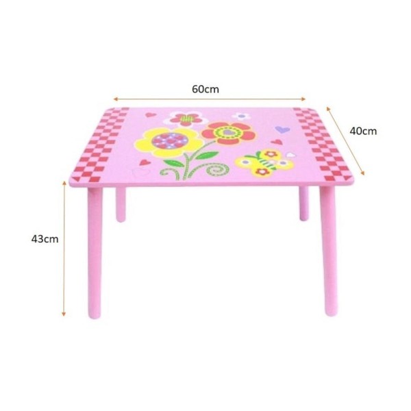 Encontraproduto.com.br - CONJUNTO MESA KIT MESINHA INFANTIL COM 2 CADEIRA  MADEIRA POLTRONA AZUL