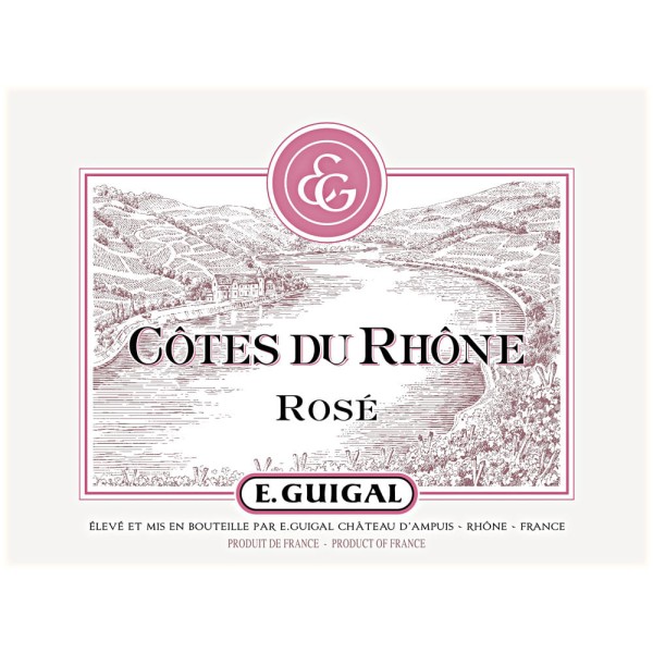 Encontraproduto.com.br - Vinho Rosé E.Guigal Cote Du Rhone 750ml