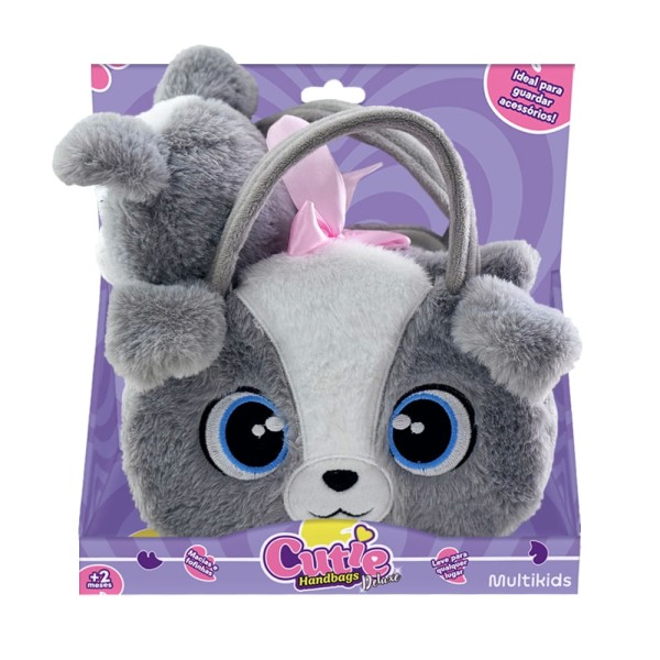 Pelúcia Cutie Handbags Cachorro Deluxe Bolsa e Pelúcia Multikids - BR2223OUT [Reembalado]