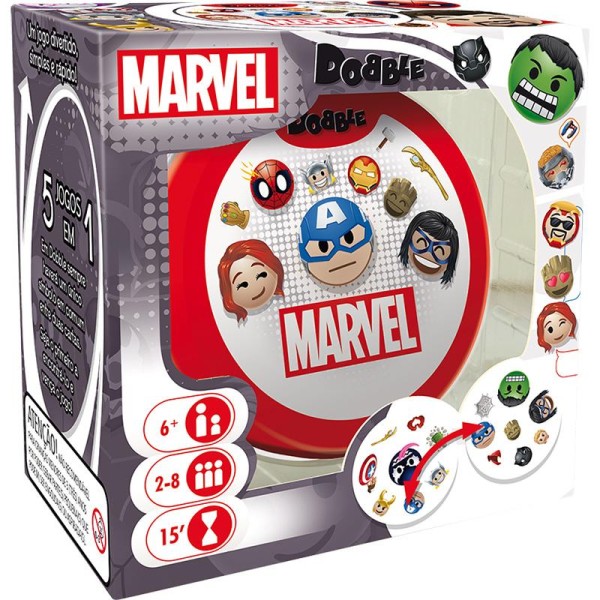 Encontraproduto.com.br - Dobble Marvel Emoji - Galápagos