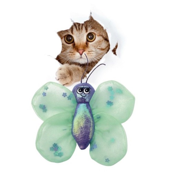 Encontraproduto.com.br - Brinquedo Pet Catnip Kong Borboleta Better Buzz Para Gatos