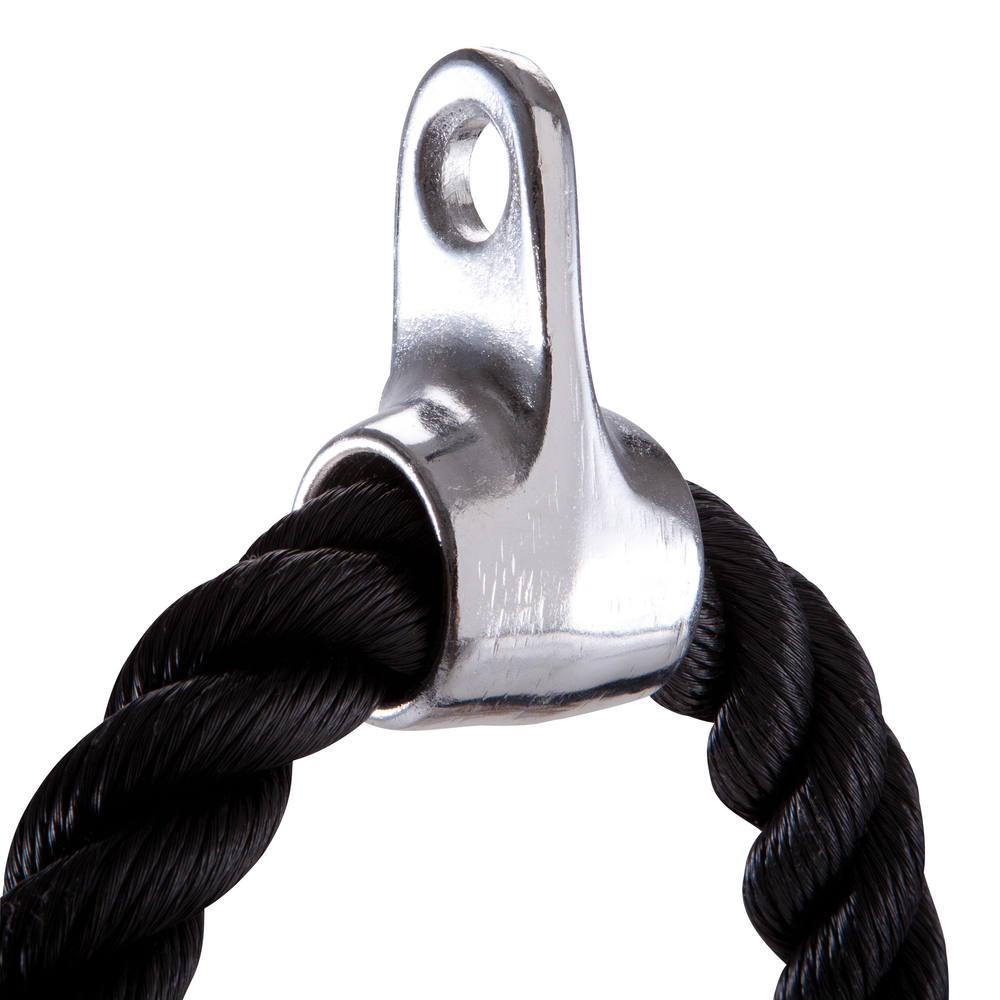 Encontraproduto.com.br - Puxador de Musculação Corda Triceps Pulling Cord Domyos