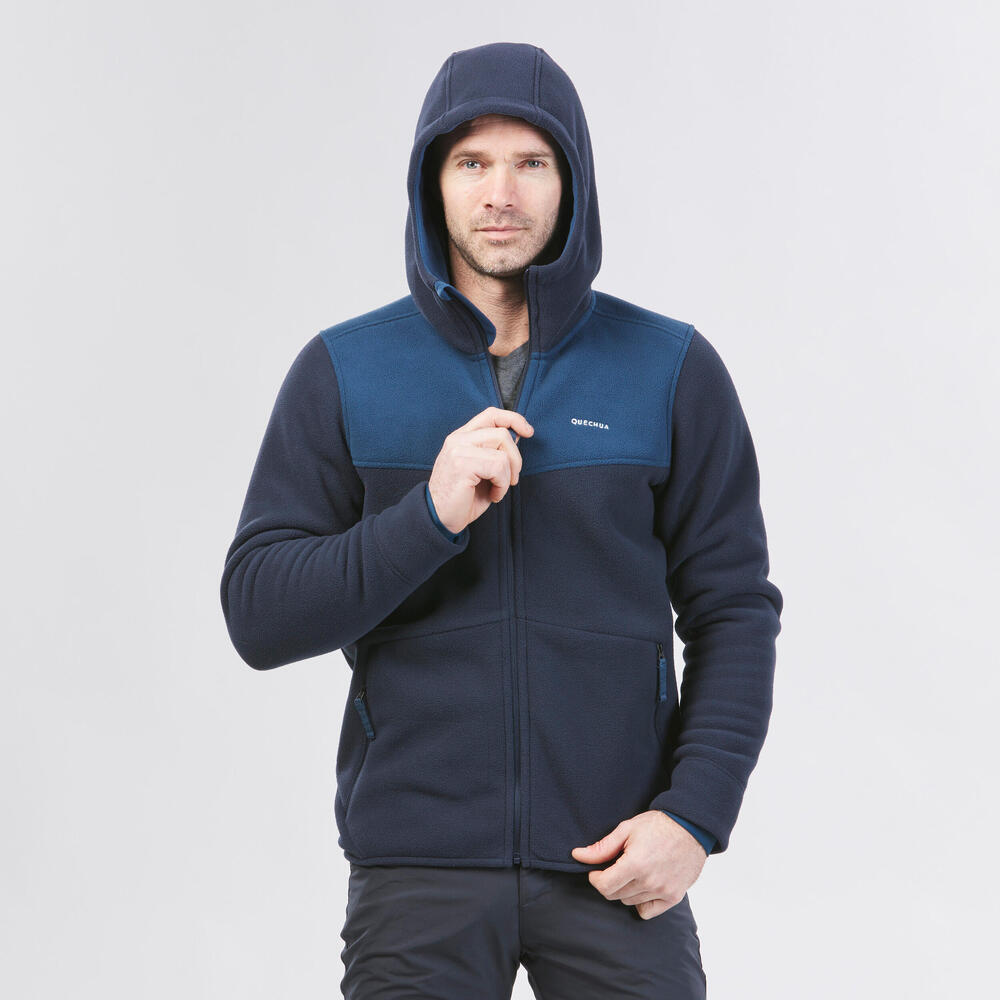 Blusa Masculina de Trilha Fleece Térmica com Zíper Quechua