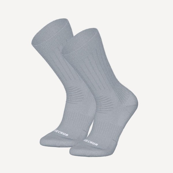 Encontraproduto.com.br - Meia de Trilha Cano Médio SH100 X-Warm (Conjunto com 2 pares) Quechua