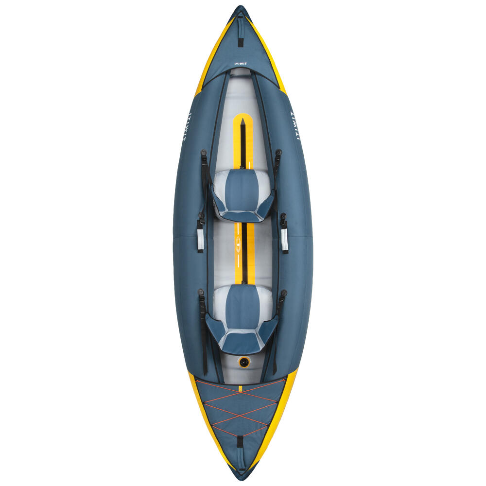 Encontraproduto.com.br - Canoa Caiaque Inflável De Passeio 1/2 Lugares Eco