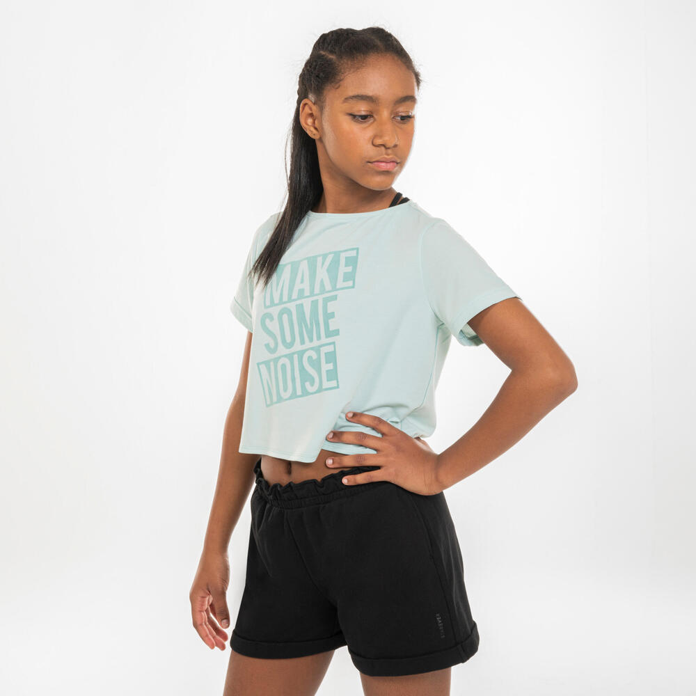 Camiseta Infantil Dança Moderna Jazz Crop Top Starever