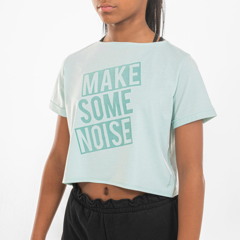 Encontraproduto.com.br - Camiseta Infantil Dança Moderna Jazz Crop Top Starever