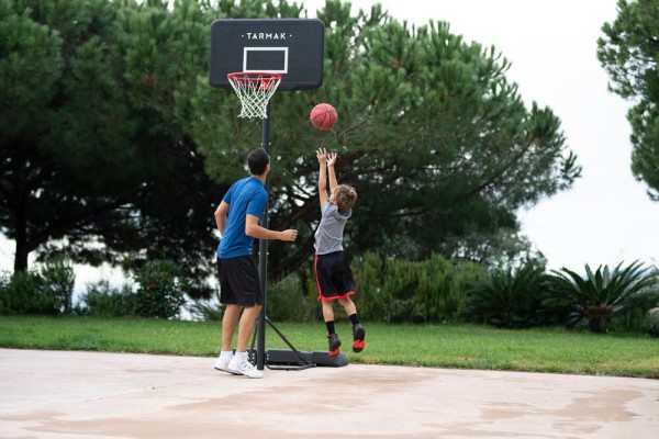 Encontraproduto.com.br - Tabela De Basquete B100 (2,20m À 3,05m) - Cor Azul