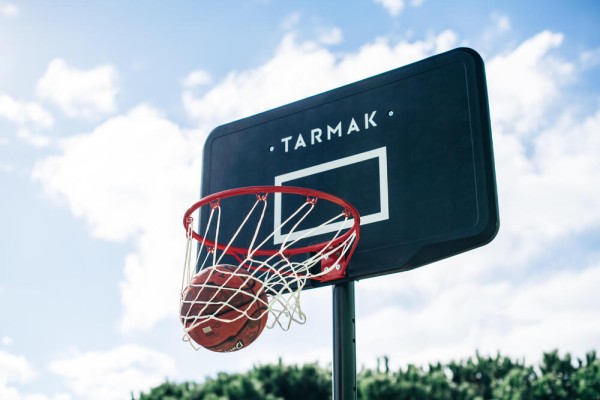 Encontraproduto.com.br - Tabela De Basquete B100 (2,20m À 3,05m) - Cor Azul