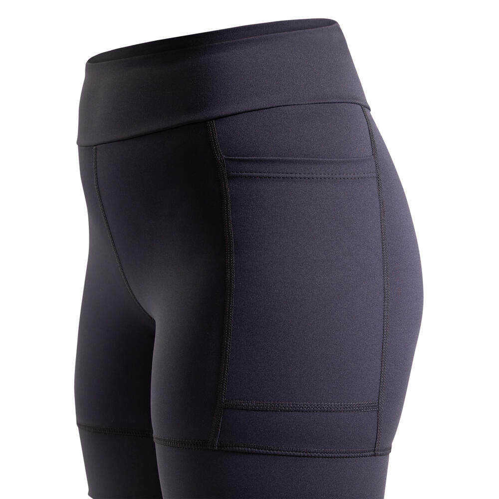Encontraproduto.com.br - Shorts Feminino de Corrida Mid Tight Kalenji