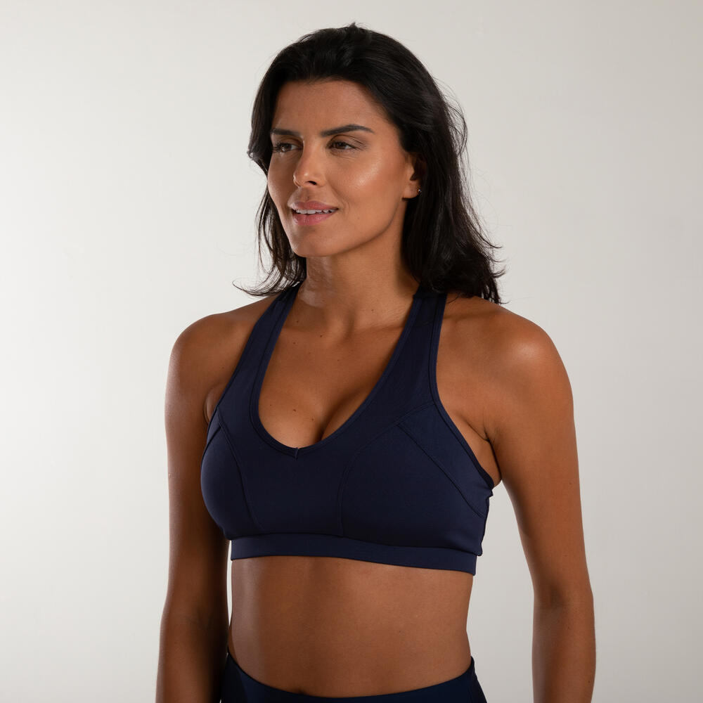 Encontraproduto.com.br - Top Feminino de Treino Dinâmico 500 Domyos