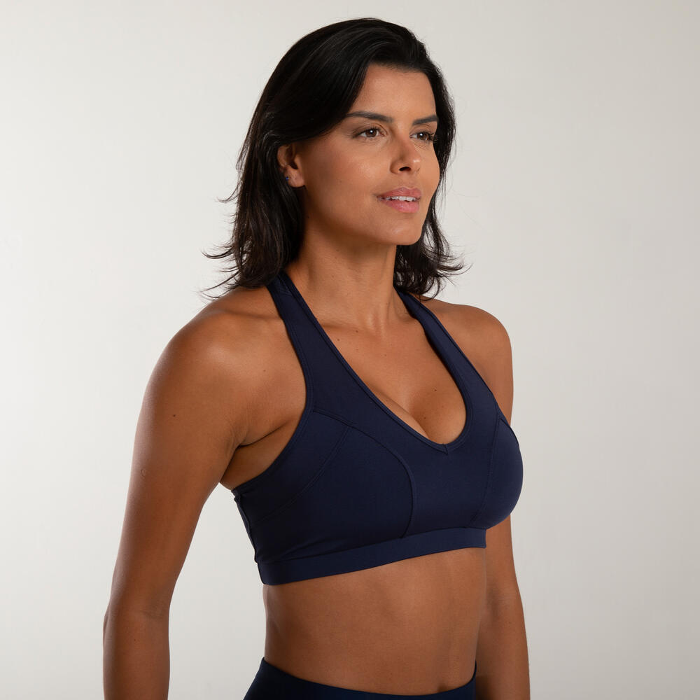 Encontraproduto.com.br - Top Feminino de Treino Dinâmico 500 Domyos
