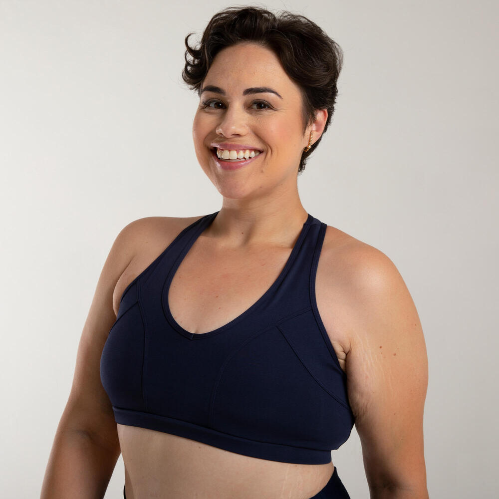 Encontraproduto.com.br - Top Feminino de Treino Dinâmico 500 Domyos