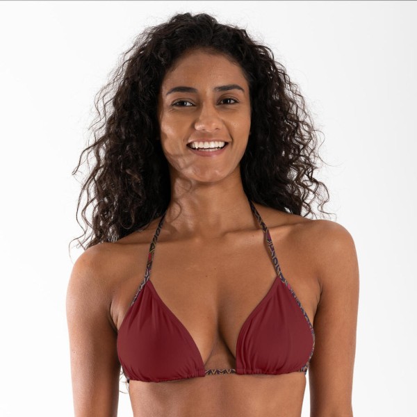 Encontraproduto.com.br - Biquíni Feminino de Surf Sutiã Cortininha com Bojo Olaian