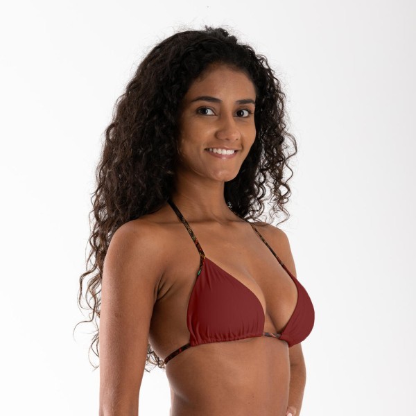 Encontraproduto.com.br - Biquíni Feminino de Surf Sutiã Cortininha com Bojo Olaian