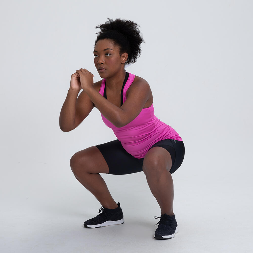 Encontraproduto.com.br - Regata Feminina de Treino 100 Domyos