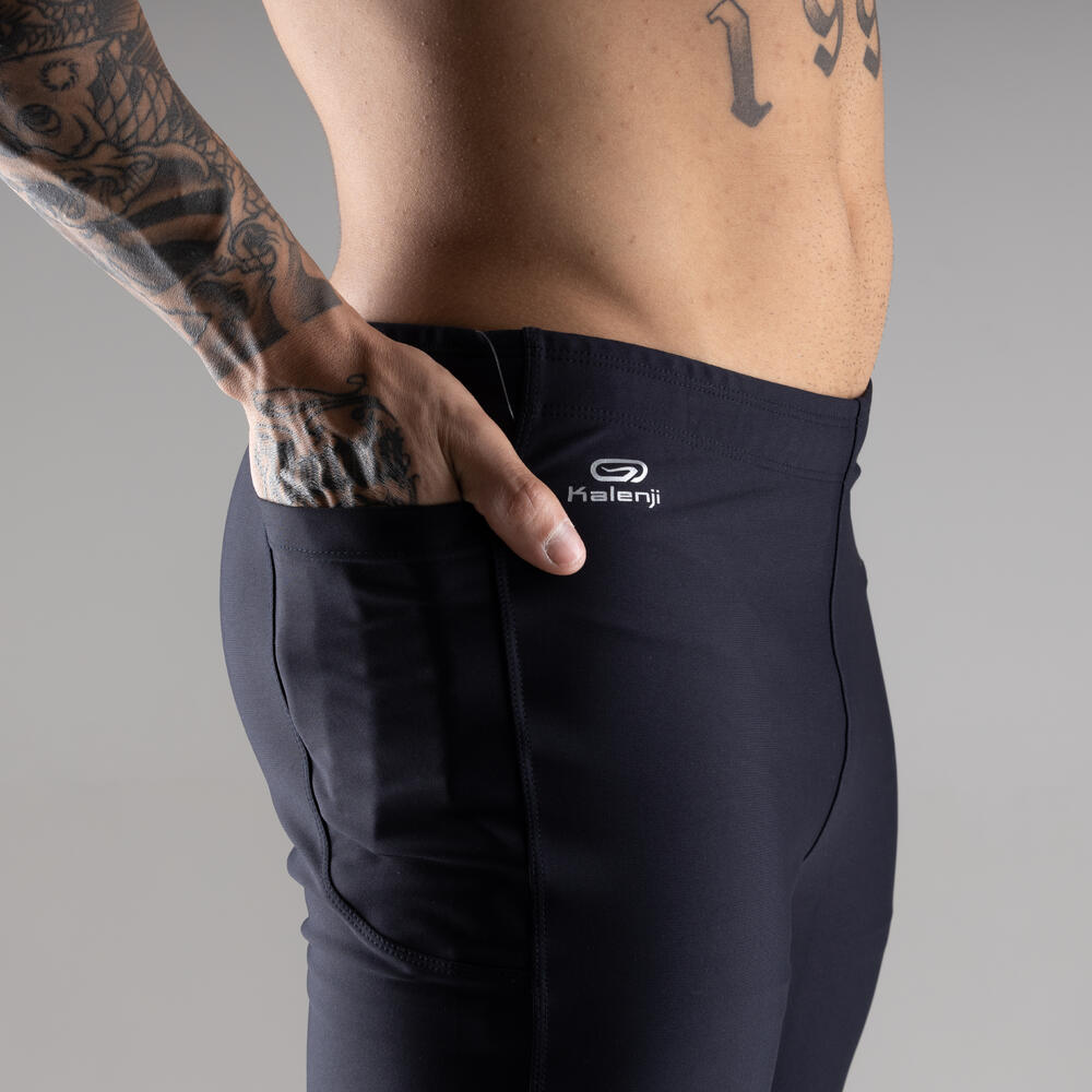 Encontraproduto.com.br - Legging Masculina de Corrida Mid Tight Kalenji