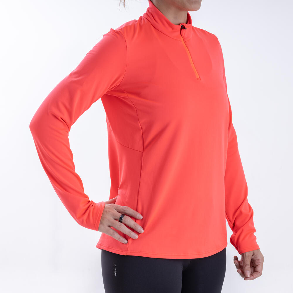 Encontraproduto.com.br - Camiseta Feminina de Corrida Run Warm Kalenji