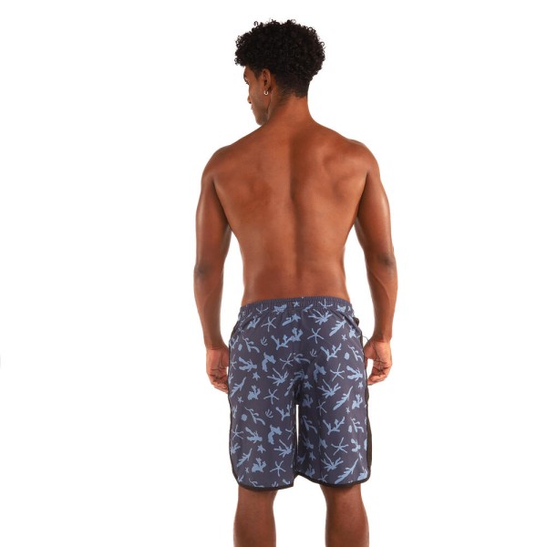 Encontraproduto.com.br - Bermuda Masculina de Surf Bolso com Zíper e Cintura Elástica 150 Olaian