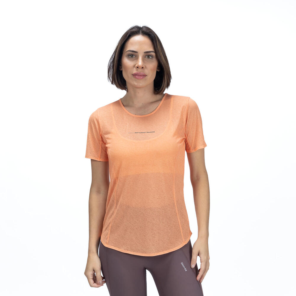 Camiseta Feminina Fitness Light 500