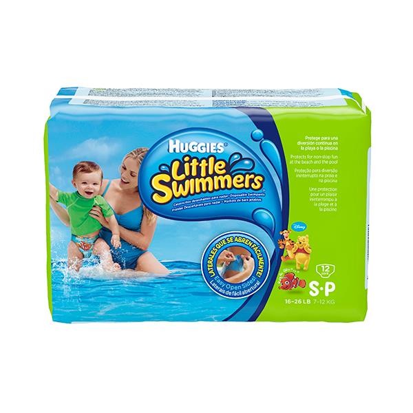 Encontraproduto.com.br - Fraldas Huggies Little Swimmers Mar e Piscina P 12 unidades