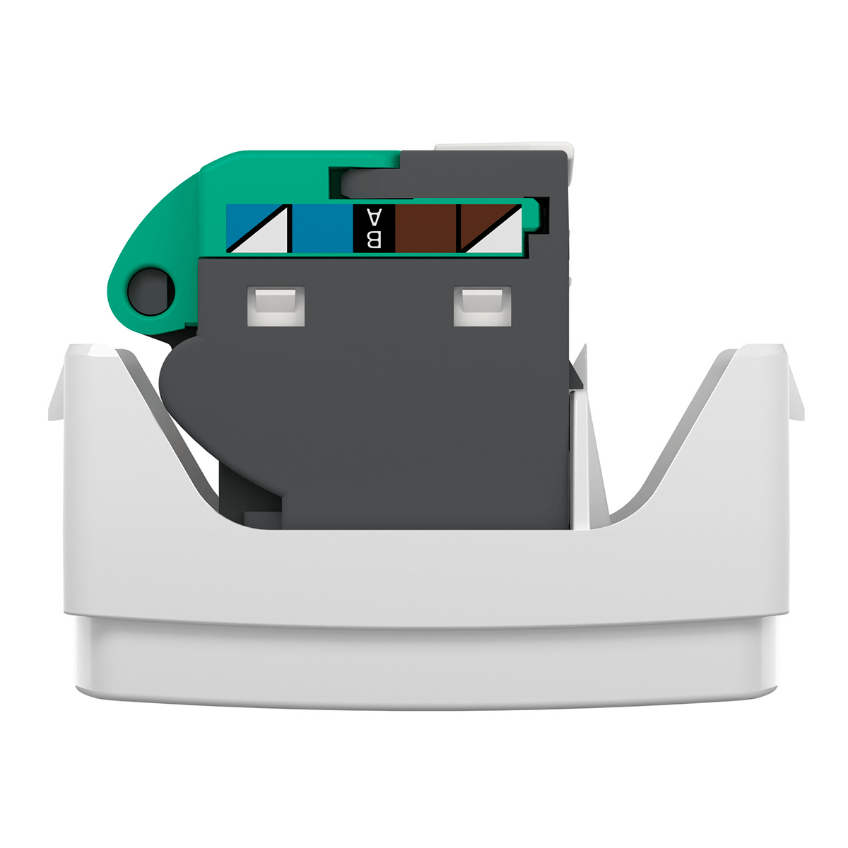 Encontraproduto.com.br - Módulo Miluz TOMADA RJ45 CAT 5E UTP LCS2 S3B74100 Schneider