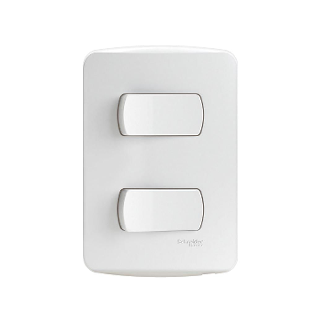 Encontraproduto.com.br - Conjunto Simples 2T Simples Schneider Miluz 10A 4x2