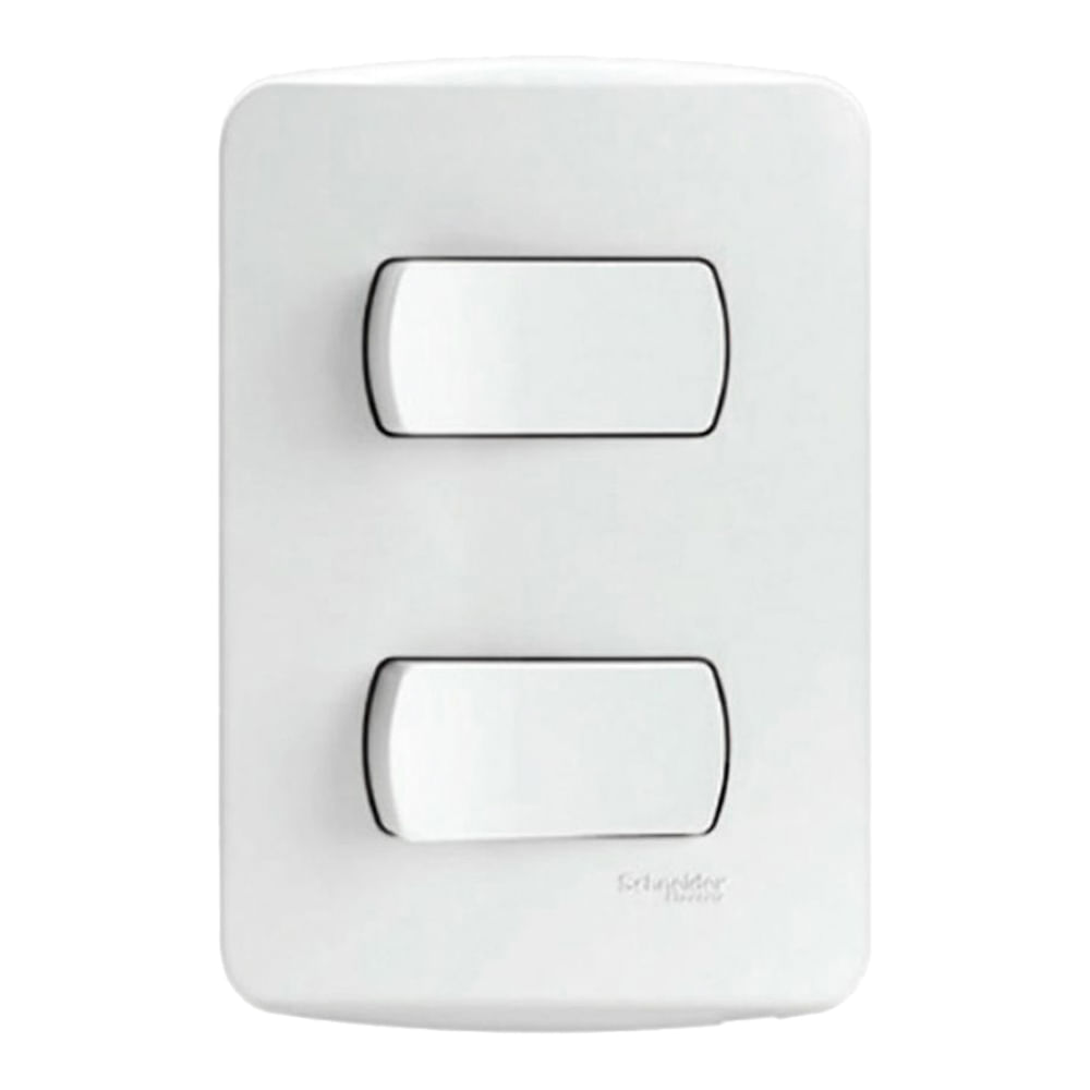 Encontraproduto.com.br - Conjunto Simples 2T Simples Schneider Miluz 10A 4x2