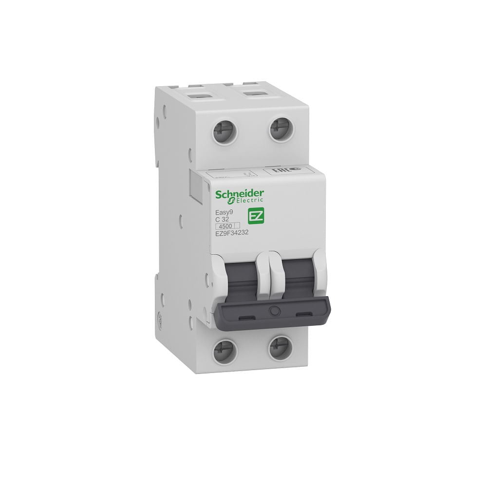 Encontraproduto.com.br - Disjuntor Easy9 2p 63a Curva C 5ka - Ez9f33263 - Schneider