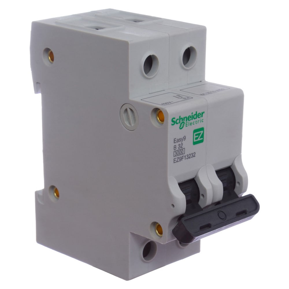 Encontraproduto.com.br - Disjuntor Easy9 2p 63a Curva C 5ka - Ez9f33263 - Schneider