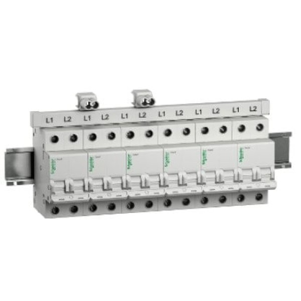 Encontraproduto.com.br - Barramento Fase (Pente De Conexão) 1P 80A 12 Polos - EZ9X33112 - Schneider